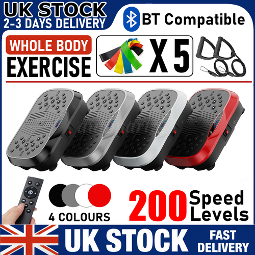 Power Vibration Plate Exercise Body Shaker Massager Vibrating Machine Platform 1