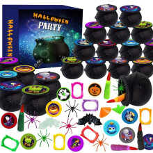 (1) Halloween Kids Party Favors Trick or Treat Prop Pumpkin Candy Bucket Ghost Festival Gift Bag Halloween Candy Jar Portable Container