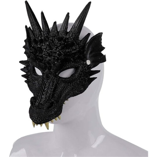 Dragon Wing Mask Tail Costume Set Halloween Devil Cosplay Accessories Kids 2