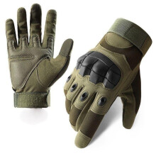 (sand color, M) Tactical Gloves Men Full Finger Outdoor Sports Climbing Anti-Slip Military Motorcycle Riding Hard Shell Gloves