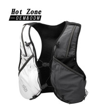 (Black+white, Below 20l) Outdoor Sports Hydration Backpack Lightweight Multi-Functional Cycling Hiking Climbing Marathon Running Trail Backpack