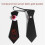 Halloween Light Up Necktie for Men Bat Eyeball Pattern Costume Accessory 5
