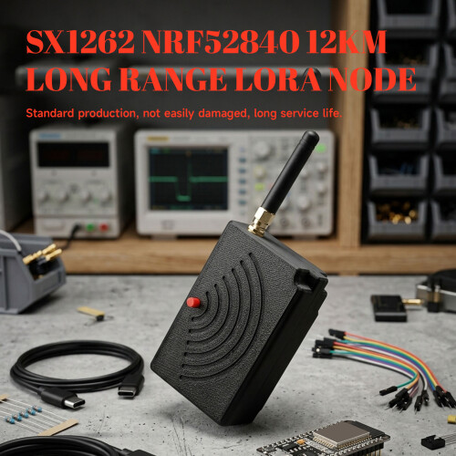 LT5 Tracker Meshtastic Node SX1262 NRF52840 12KM Long Range LoRa Node LoRa Mesh Communication 5200mAh Battery 915MHZ 2