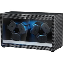 Carbon Fiber Pattern Automatic Six Watch Winder