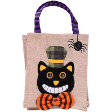 Halloween Trick or Treat Bag with Handle Candy Tote for Kids