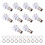 10pcs Conector Coaxial BNC Fêmea de Montagem em Placa com Ângulo Direito para Componentes Eletrônicos 1