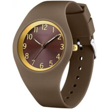 (Kaffee) Women's Sport Watch Large Dial Waterproof Silicone Band Casual Fashion Quartz Analog Wristwatch for Ladies Girls