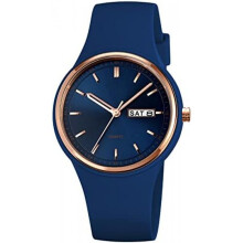 (Marineblau) Women's Sport Watch Large Dial Waterproof Silicone Band Casual Fashion Quartz Analog Wristwatch for Ladies Girls
