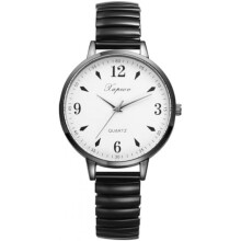 (Typ3-schwarz) Avaner Women's Stretch Band Watch Elastic Clear Easy Read Large Numbers Waterproof Analog Quartz Ladies Wristwatch