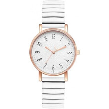 (Typ1-weiß) Avaner Women's Stretch Band Watch Elastic Clear Easy Read Large Numbers Waterproof Analog Quartz Ladies Wristwatch