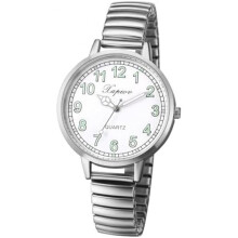 (Typ2-silber) Avaner Women's Stretch Band Watch Elastic Clear Easy Read Large Numbers Waterproof Analog Quartz Ladies Wristwatch