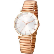 (Typ4-rosegold) Avaner Women's Stretch Band Watch Elastic Clear Easy Read Large Numbers Waterproof Analog Quartz Ladies Wristwatch