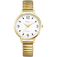 (Typ3-gold) Avaner Women's Stretch Band Watch Elastic Clear Easy Read Large Numbers Waterproof Analog Quartz Ladies Wristwatch