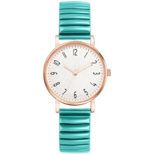 (Typ1-grün) Avaner Women's Stretch Band Watch Elastic Clear Easy Read Large Numbers Waterproof Analog Quartz Ladies Wristwatch