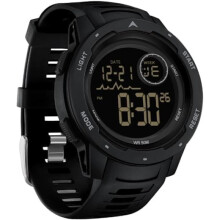 (Schwarz) findtime Men's Digital Military Sport Watch 50M Waterproof LED Stopwatch 12/24H Tactical Outdoor Wristwatch