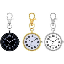 (Typ1-3 Pcs) Avaner Pocket Watch Large Dial Backpack Keychain Clip Watch for Women Men Boys Girls