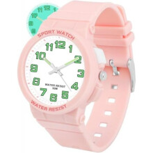 (Pfirsichrosa) DTKID Kids Analog Watch Boys Girls with Light Easy-to-Read Dial 50M Waterproof for Ages 5-18