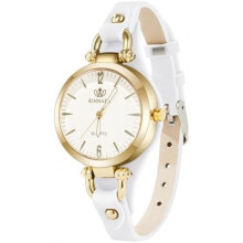 (Weiß) OFFCUP Women's Watch Leather Strap Elegant Quartz Wristwatch Thin Simple Classic Casual Dress Watch Gift for Women