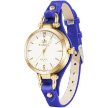 (Dunkelblau) OFFCUP Women's Watch Leather Strap Elegant Quartz Wristwatch Thin Simple Classic Casual Dress Watch Gift for Women