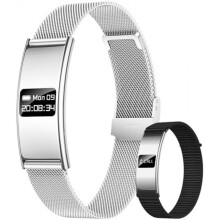 (Silver) Smart Watch for Women Fitness Tracker: Heart Rate HRV SpO2 Sleep Monitor 5ATM Waterproof Slim Sport Watch Compatible iOS Android