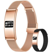 (Black) Smart Watch for Women Fitness Tracker: Heart Rate HRV SpO2 Sleep Monitor 5ATM Waterproof Slim Sport Watch Compatible iOS Android