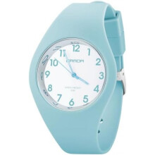 (Blau) AOOSU Women's Watch Silicone Band Analog Quartz Sport Casual Minimalist for Student Adult