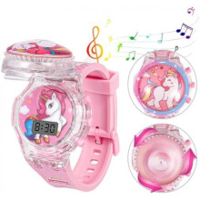 (Einhorn 3-rosa) Vspek Cartoon Watch for Girls Kids Digital Watch with Stopwatch for 3-10 Years Toddler Pink