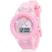 (Einhorn 2-rosa) Vspek Cartoon Watch for Girls Kids Digital Watch with Stopwatch for 3-10 Years Toddler Pink