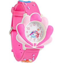 (Rosa Muschel) Vspek Cartoon Watch for Girls Kids Digital Watch with Stopwatch for 3-10 Years Toddler Pink