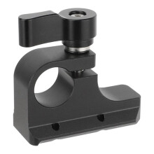 15mm Rod Holder Clamp Mount with NATO Rail Safety Pin or with Anti-Twist Accessories for Camera Cage Rig