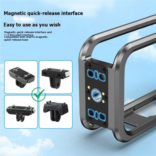 Metal Rabbit Cage Protective Case for  X6 Magnetic Quick Release Anti-Drop Protection Frame 1