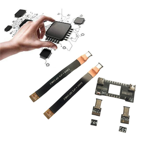 Easy Boot Tool Kit EMMC+UFS ISP CABLE F64 Emmc+UFS ISP 2 in 1 Adapter for F64 BOX 1
