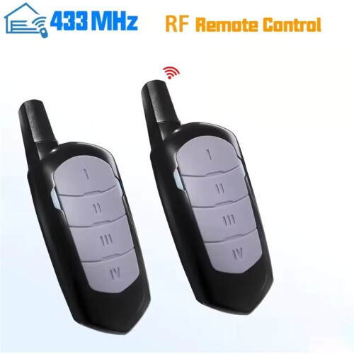 2PCS 433MHZ Wireless Remote Control Garage Door Remote Control Handle Cloning Duplicator Learning Code Transmitter 1