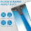 Floor Scraper, 4" Wide Heavy Duty  Blade Scraper Tool, 45.7" Long Handle, 10PCS Extra Metal Blades, 5