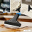 Floor Scraper, 4" Wide Heavy Duty  Blade Scraper Tool, 45.7" Long Handle, 10PCS Extra Metal Blades, 6