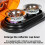Solar Powered USB LED Light 5V Wire-Free Magnetic Solar-Powered Vehicle Warning Light (Red Light) 6