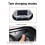 Solar Powered USB LED Light 5V Wire-Free Magnetic Solar-Powered Vehicle Warning Light (Red Light) 3