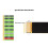 20PIN FPC Flexible Flat Cable 0.5mm Pitch with EMI Shielding Ribbon Wire for Raspberry Pi Display Connector Replacement 3