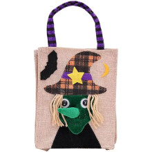 Halloween Trick or Treat Bag with Handle Candy Tote for Kids