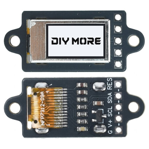 0.5 Inch OLED Display Screen 88x48 Resolution ST7312 Controller IIC Interface White Screen for DIY Embedded Electronics 2