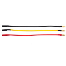 3PCS RC Motor/ESC Extension Cable 20CM 3.5mm/4.0mm Banana Plug Connector for RC Drone Car Plane Model 4mm