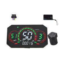 L6 E-Bike NFC LCD Display Meter UART 24V/36V/48V/60V/72V Speedometer Electric Scooter LCD Color Animated Meter SM5PIN