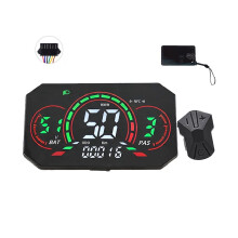 L6 E-Bike NFC LCD Display Meter UART 24V/36V/48V/60V/72V Speedometer Electric Scooter LCD Color Animated Meter SM6PIN