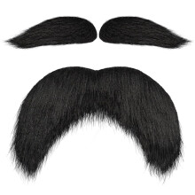 Fake Beard and Eyebrows Self Adhesive Facial Hair for Cosplay Halloween