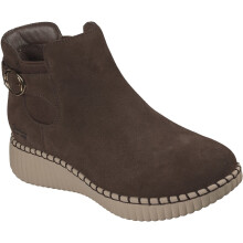 (, ) Skechers Wilshire BLVD Darling Moment Leather Women's Chocolate Boots