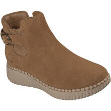 (, ) Skechers Wilshire BLVD Darling Moment Leather Women's Chestnut Boots