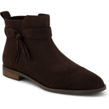 (, ) TOMS Stacey Leather Women's Chocolate Brown Boots