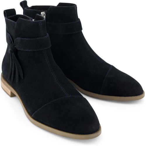 Toms (, ) TOMS Stacey Leather Women's Black Boots 2