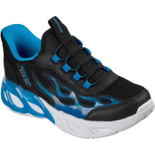 (, ) Skechers Thermo-Flash 2.0 Heat-Brisk Boy's Black/Blue Trainers
