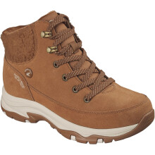 (, ) Skechers Trego Snow Breeze Leather Women's Chestnut Hiking Boots